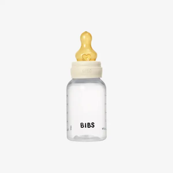 BIBS Baby BPA-Free PP Bottle Set 150ml Latex - Ivory BIBS Baby BPA-Free PP Bottle Set 150ml Latex - Ivory