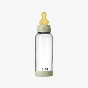 Baby Glass Bottle Set 240ml Latex - Sage