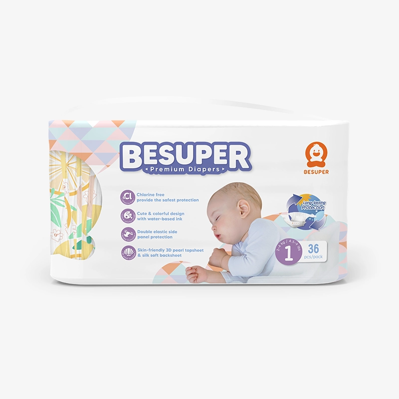 BeSuper Premium Pelene 1 (NB, 2-4 kg) 36 komada