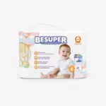 BeSuper Premium Pelene 4 (L, 9-14 kg) 32 komada BeSuper Premium Pelene 4 (L, 9-14 kg) 32 komada