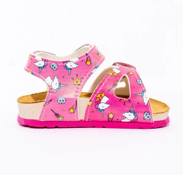 Dečije anatomske sandale - Jednorog roze
