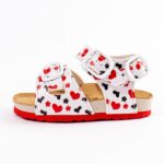 Dečije anatomske sandale - Srce crveno