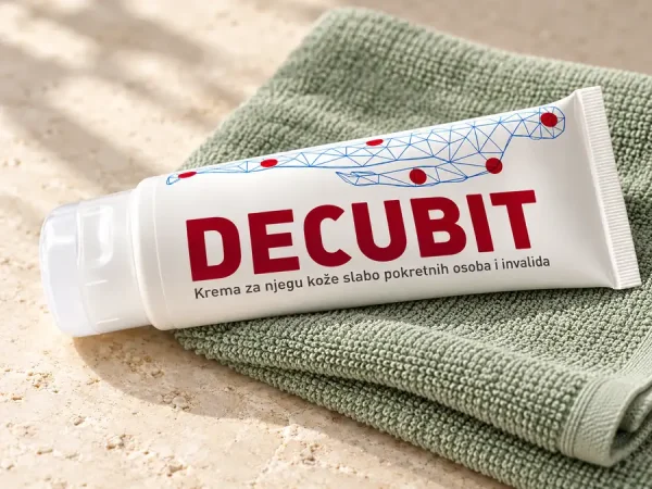 Decubit krema za njegu i obnovu kože 100ml Decubit krema za njegu kože slabo pokretnih osoba i invalida 100ml
