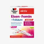 Doppelherz active Gvožđe za žene + Folna kiselina DIREKT 20 kesica