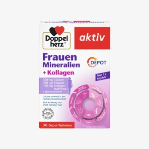 Doppelherz active Minerali i vitamini za žene + Kolagen DEPO 30 tableta Humana HN Expert 300g