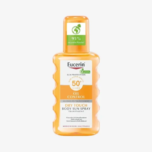 Eucerin Oil Control Dry Touch sprej za zaštitu osetljive kože od sunca SPF50+ 200ml