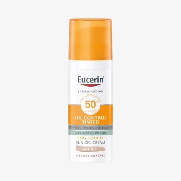 Eucerin Oil Control Tonirani Gel-krem za zaštitu masne kože od sunca SPF50+ Tamni 50ml