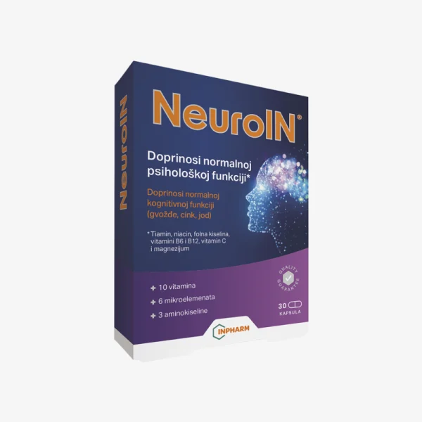 NeuroIN za bistar um 30 kapsula NeuroIN za bistar um 30 kapsula