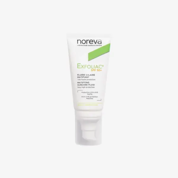 Noreva Exfoliac Mattifying Suncare Fluid SPF50+ 40ml Noreva Exfoliac Mattifying Suncare Fluid SPF50+ 40ml