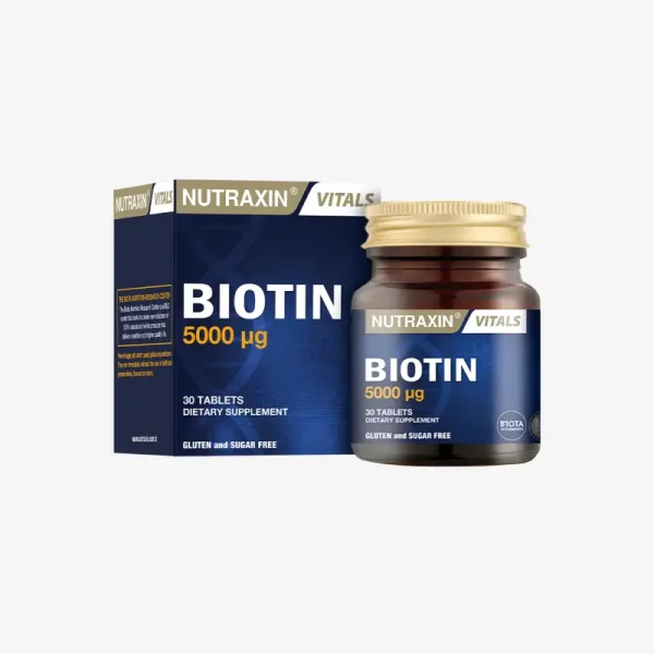 Nutraxin Biotin 5000 mcg 30 tableta