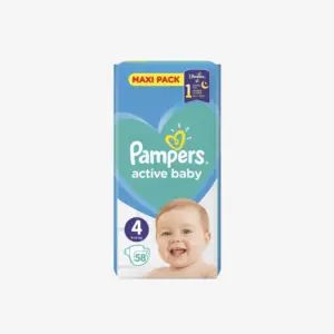 Pampers Active Baby 2 (4-8 kg) 72 komada