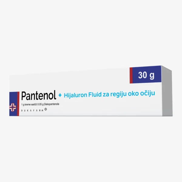 Pantenol + hijaluron Fluid za regiju oko očiju 30g Pantenol + Hijaluron Fluid za regiju oko očiju 30g