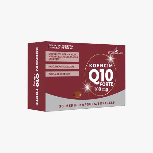 Pharmamed Koencim Q10 Forte 100 mg 30 mekih kapsula