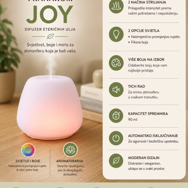 Pranarom Joy difuzer eteričnih ulja Pranarôm Joy difuzer eteričnih ulja