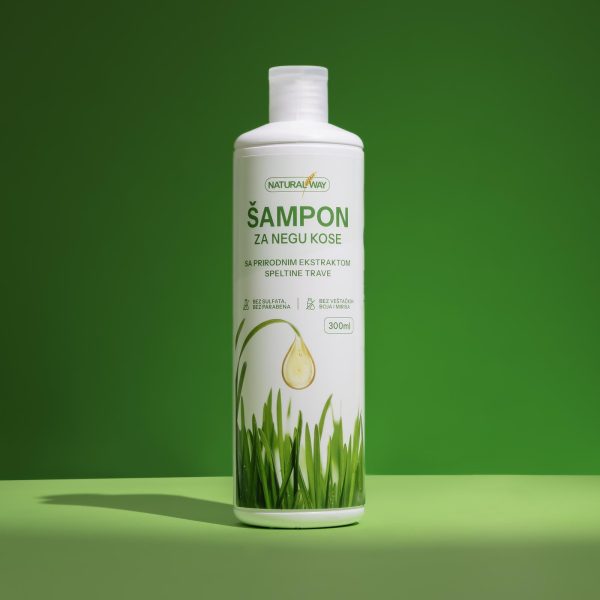 Šampon sa ekstraktom speltine trave 300ml Šampon sa ekstraktom speltine trave 300ml