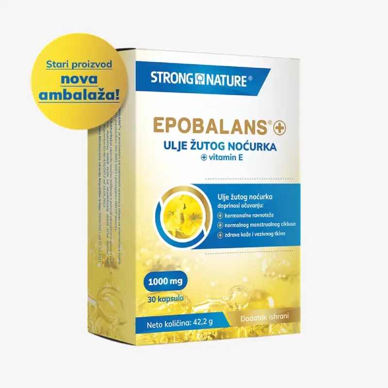 Strong Nature Epobalans+ Ulje žutog noćurka sa vitaminom E 30 kapsula