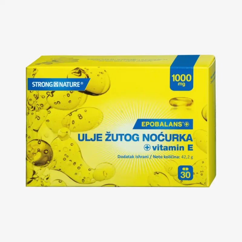 Strong Nature Ulje žutog noćurka sa vitaminom E 30 kapsula