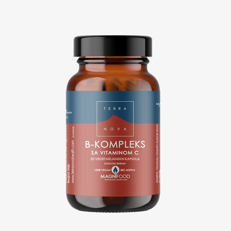 Terranova B-kompleks sa Vitaminom C 50 kapsula