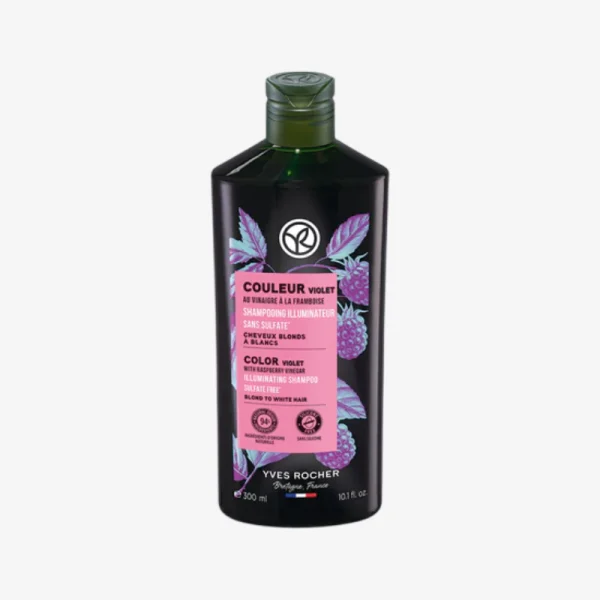 Yves Rocher Ljubičasti šampon za plavu i belu kosu 300ml Yves Rocher Ljubičasti šampon za plavu i belu kosu 300ml