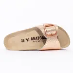 Ženske anatomske papuče Bellona - Metal roze