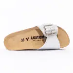 Ženske anatomske papuče Bellona - Srebrna