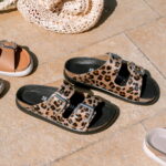 Ženske anatomske papuče Coco - Leopard