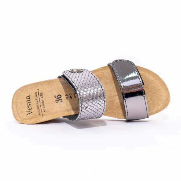 Ženske anatomske papuče Lumi - Tamno sive 3 Ženske anatomske papuče Lumi - Tamno sive