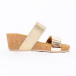 Ženske anatomske papuče Lumi - Zlatna 2 Ženske anatomske papuče Lumi - Zlatna