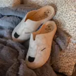 Ženske sobne papuče Vuk - Bež